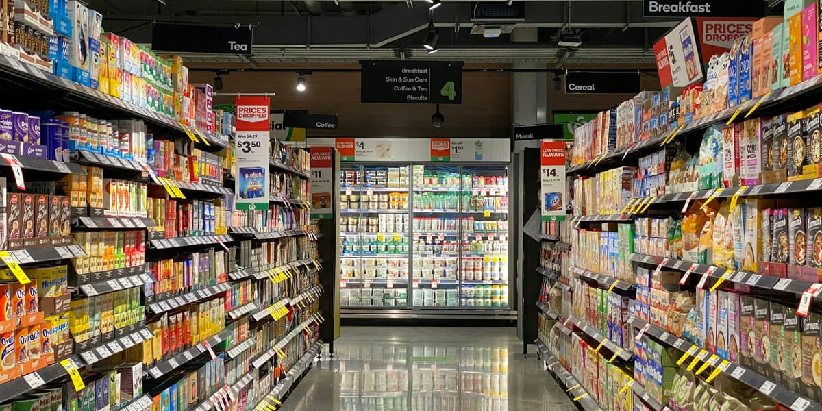 Commercial display fridge